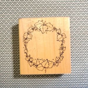 Ivy Rubber Stamp VTG